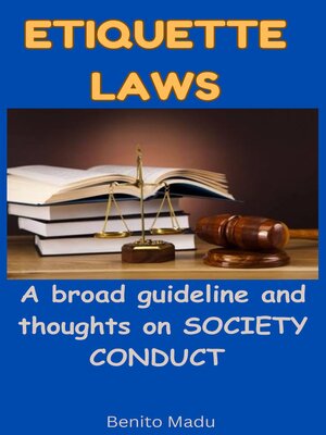 cover image of Etiquette laws